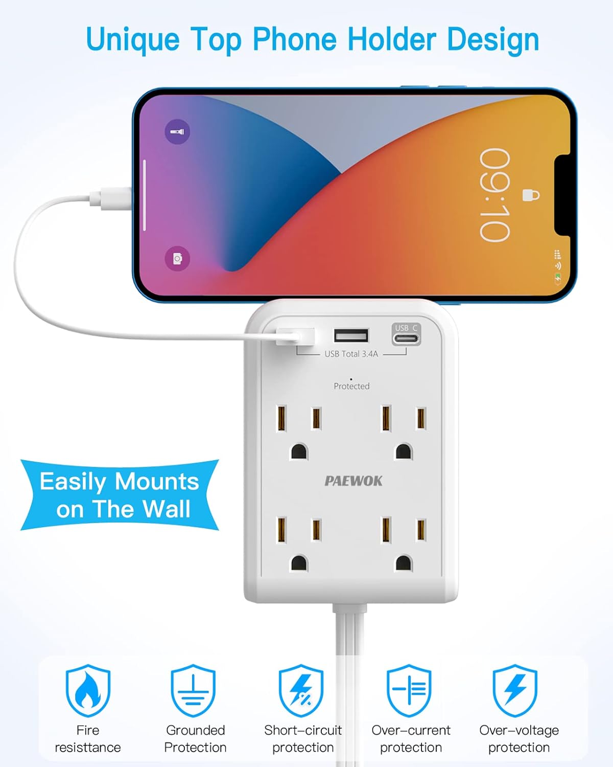 🔥ON SALE🔥Flat Multi Plug Extender