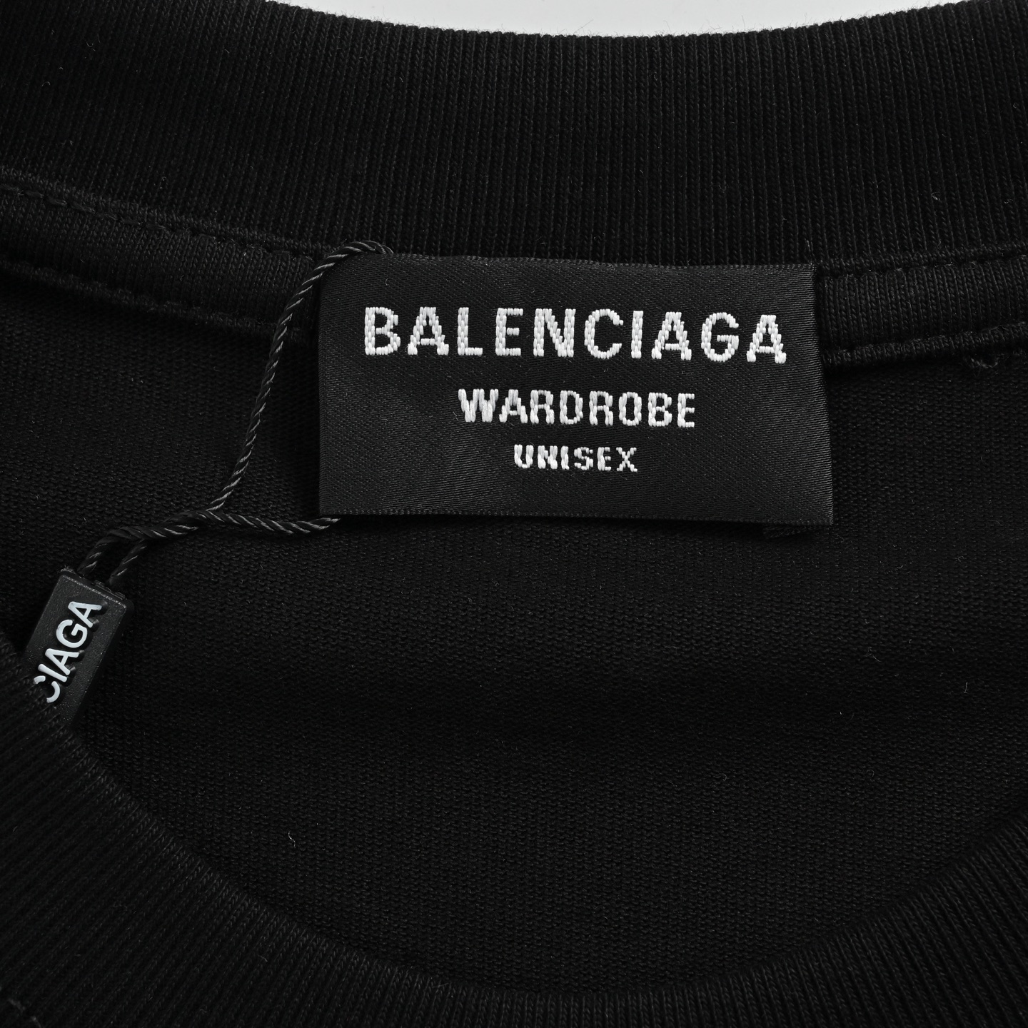 Balenciaga 25ss 3M printed letter logo short sleeve