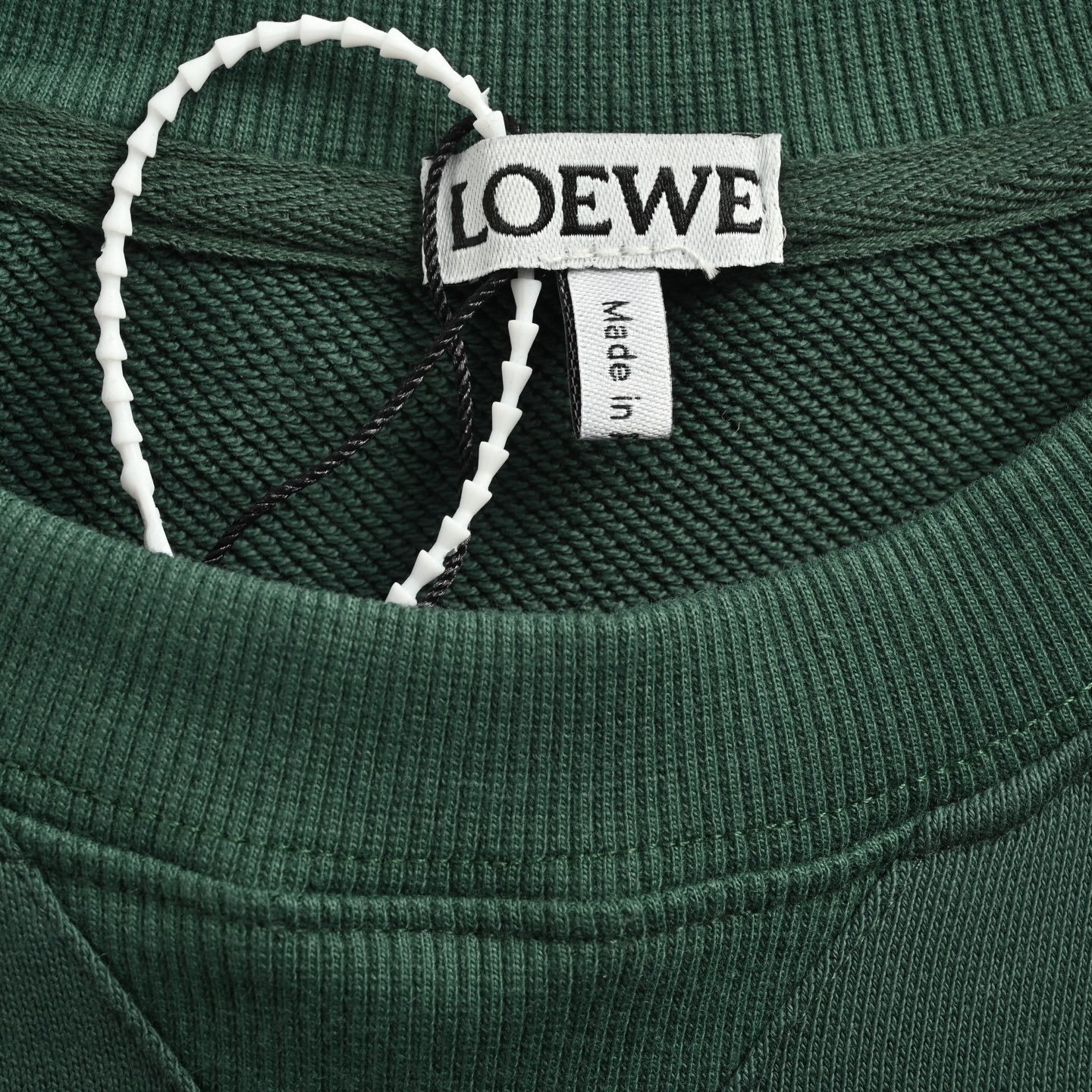 Loewe 25Fw embroidered logo crewneck sweatshirt
