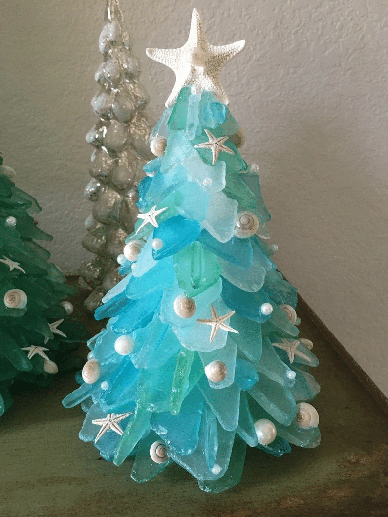 （✨CHRISTMAS PRE SALE-48% OFF✨) CHRISTMAS SEA GLASS TREE