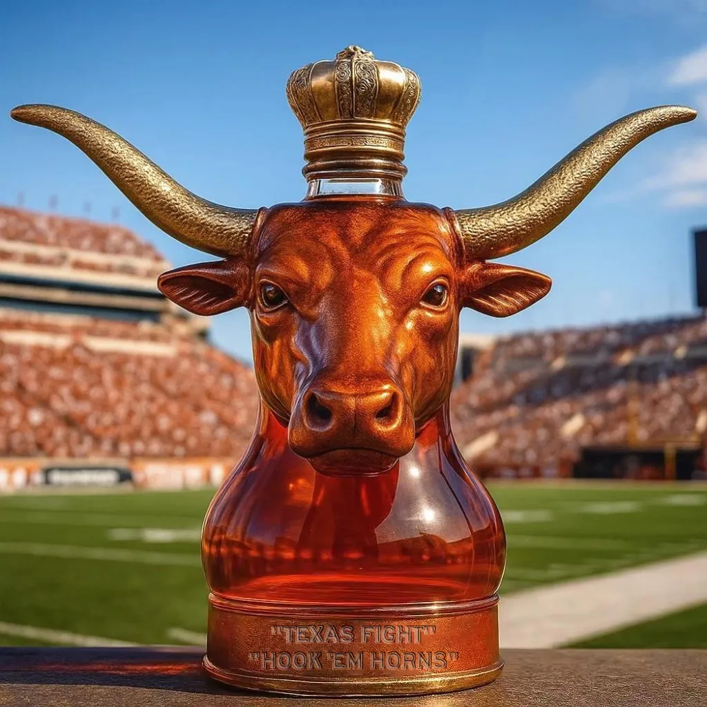 Longhorn Bull Head Whisky Collector's Bottle