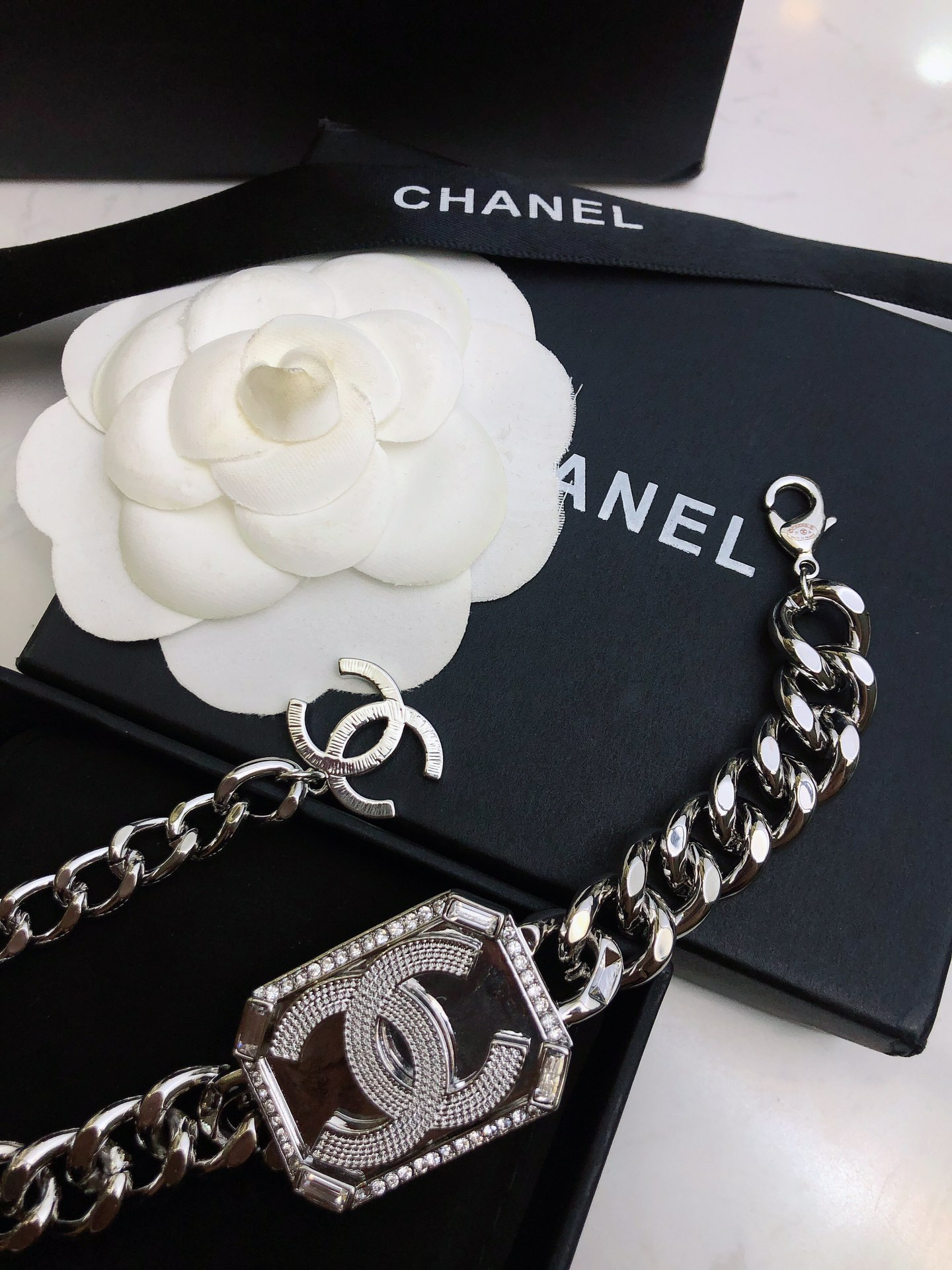 Chanel Flat Chain Bracelet