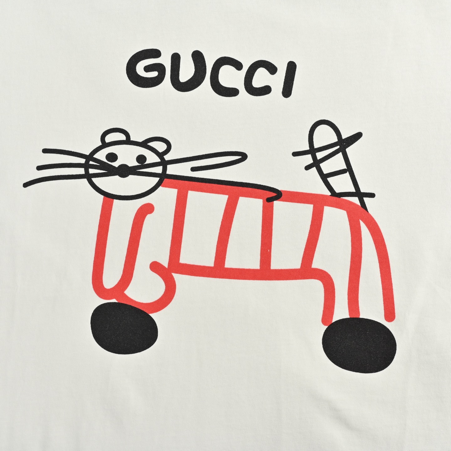 Gucci 25ss funny cartoon series printed short sleeves
