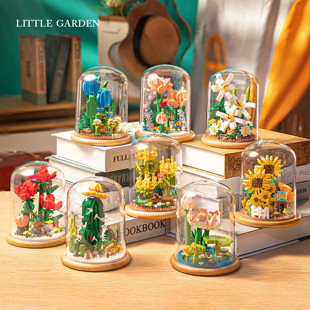 Flowers Bouquet Building Blocks Set