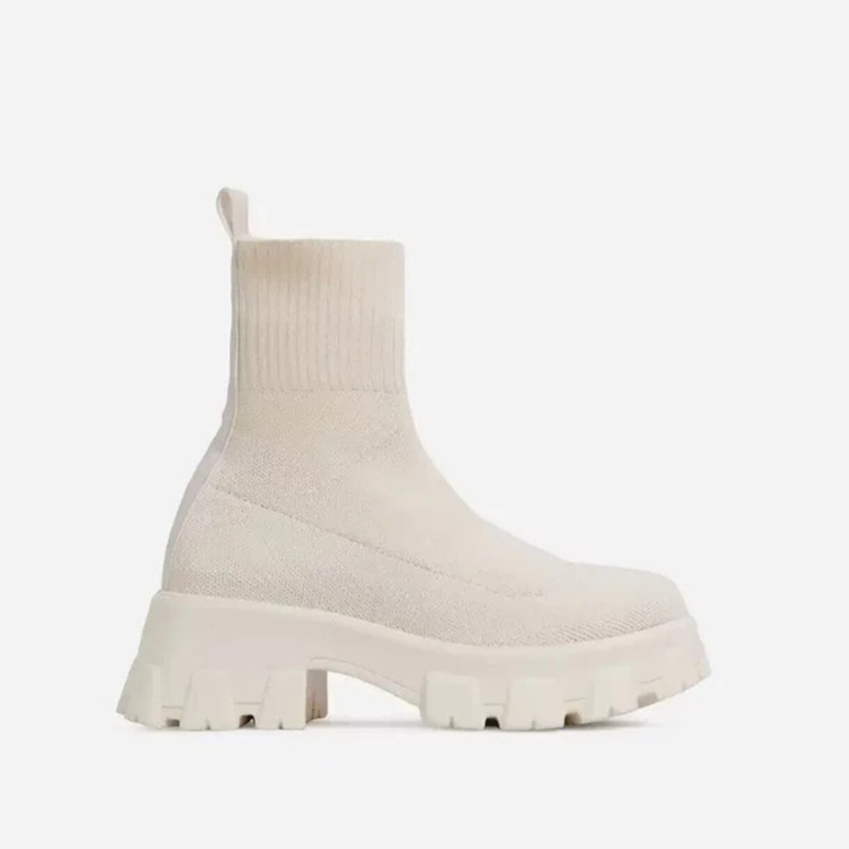 Red Knitted Short Boots Fashion Women Boots