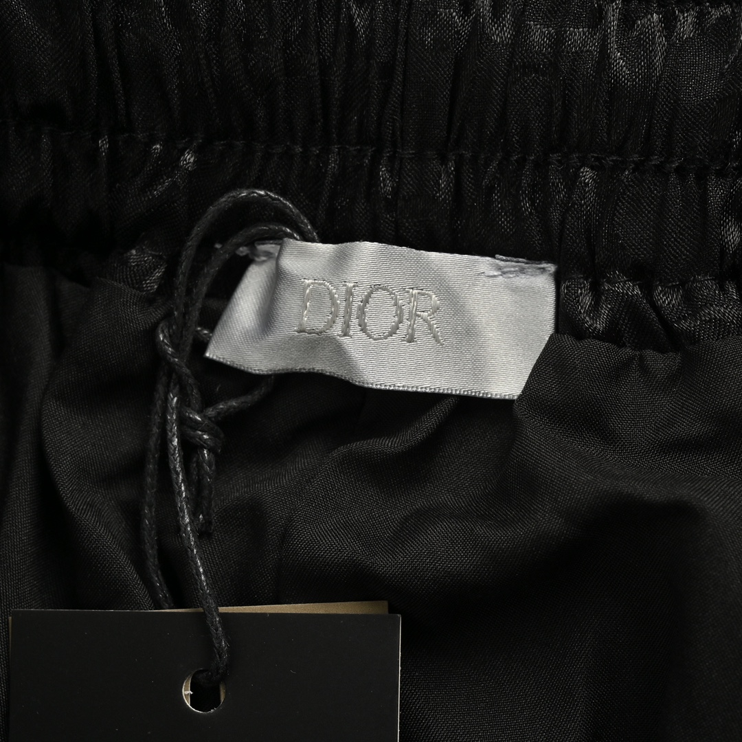 Dior 24ss old flower pattern jacquard beach shorts