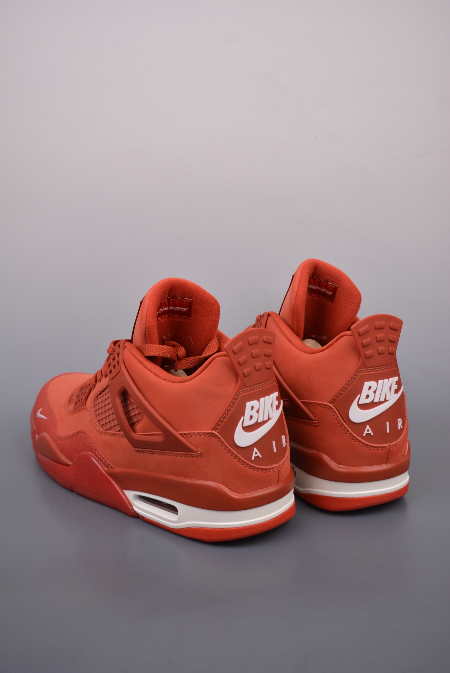 Nigel Sylvester x Nike Air Jordan 4 Brick by Brick basketball shoes red and orange HF4340-800