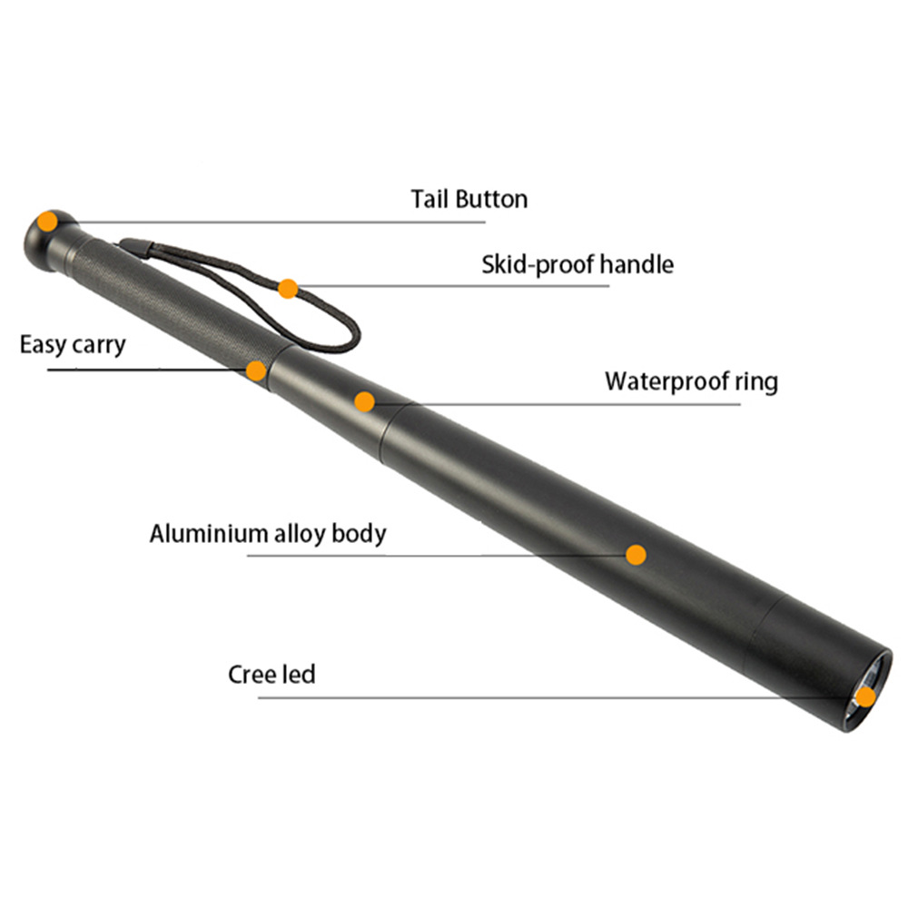 (🔥Last Day Promotion-SAVE 65% OFF)🔦Super Bright Self-Defense Multifunctional Hiking Stick LED Flashlight-BUY 2 GET 10% OFF AND FREE SHIPPING