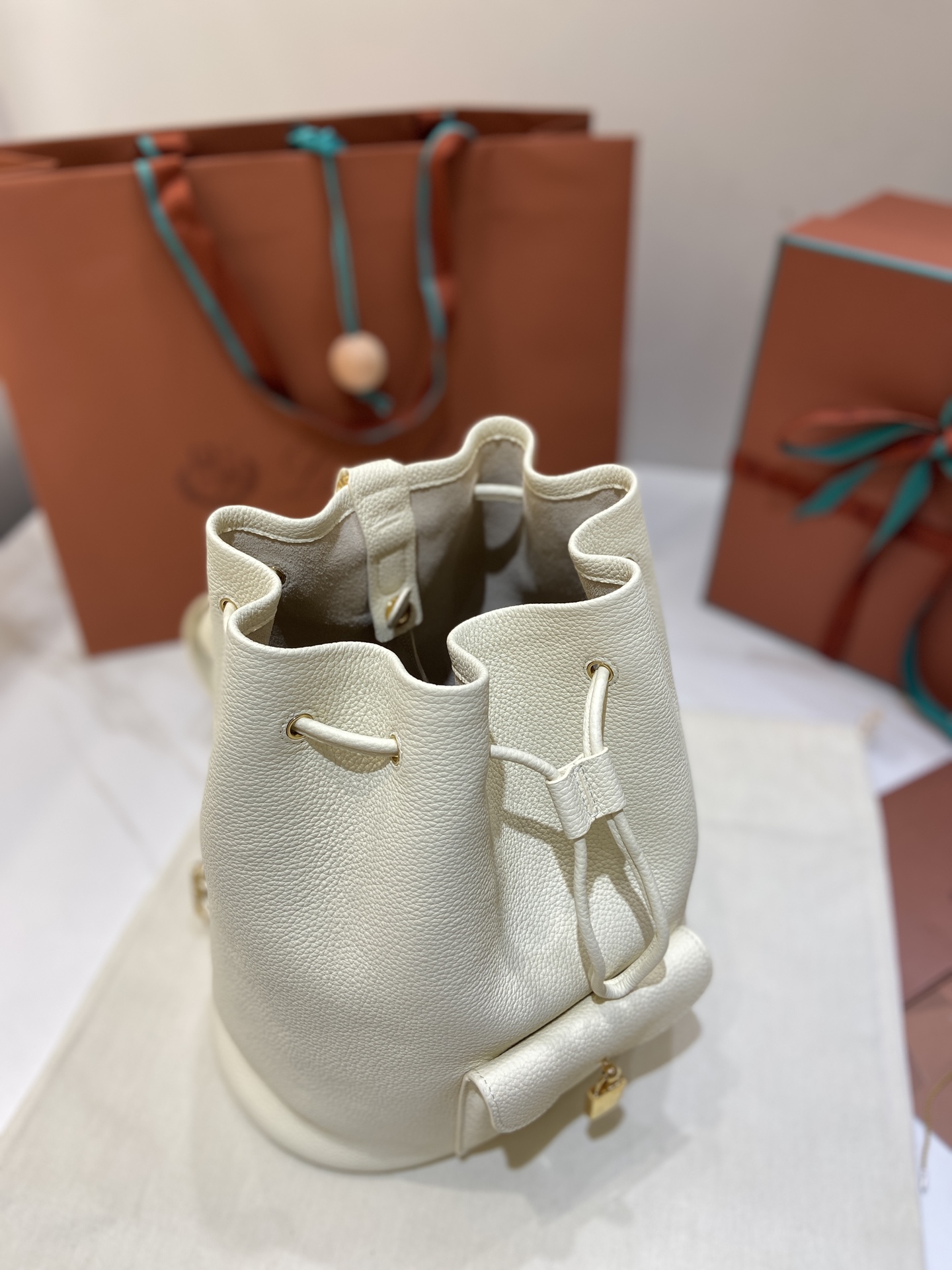 Loro Piana Extra Drawstring Backpack