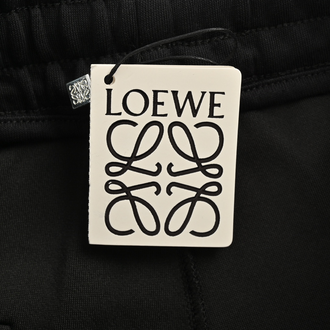 Loewe 24Fw embroidered logo button-down trousers