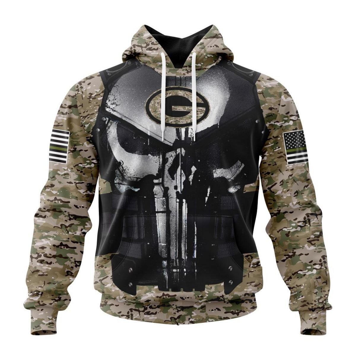 GREEN BAY PACKERS 3D HOODIE SPECIAL VETERAN KITS