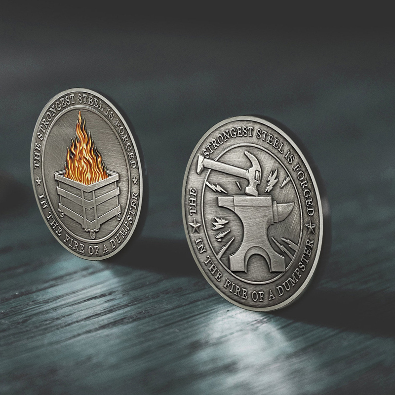 Dumpster Fire Challenge Coin
