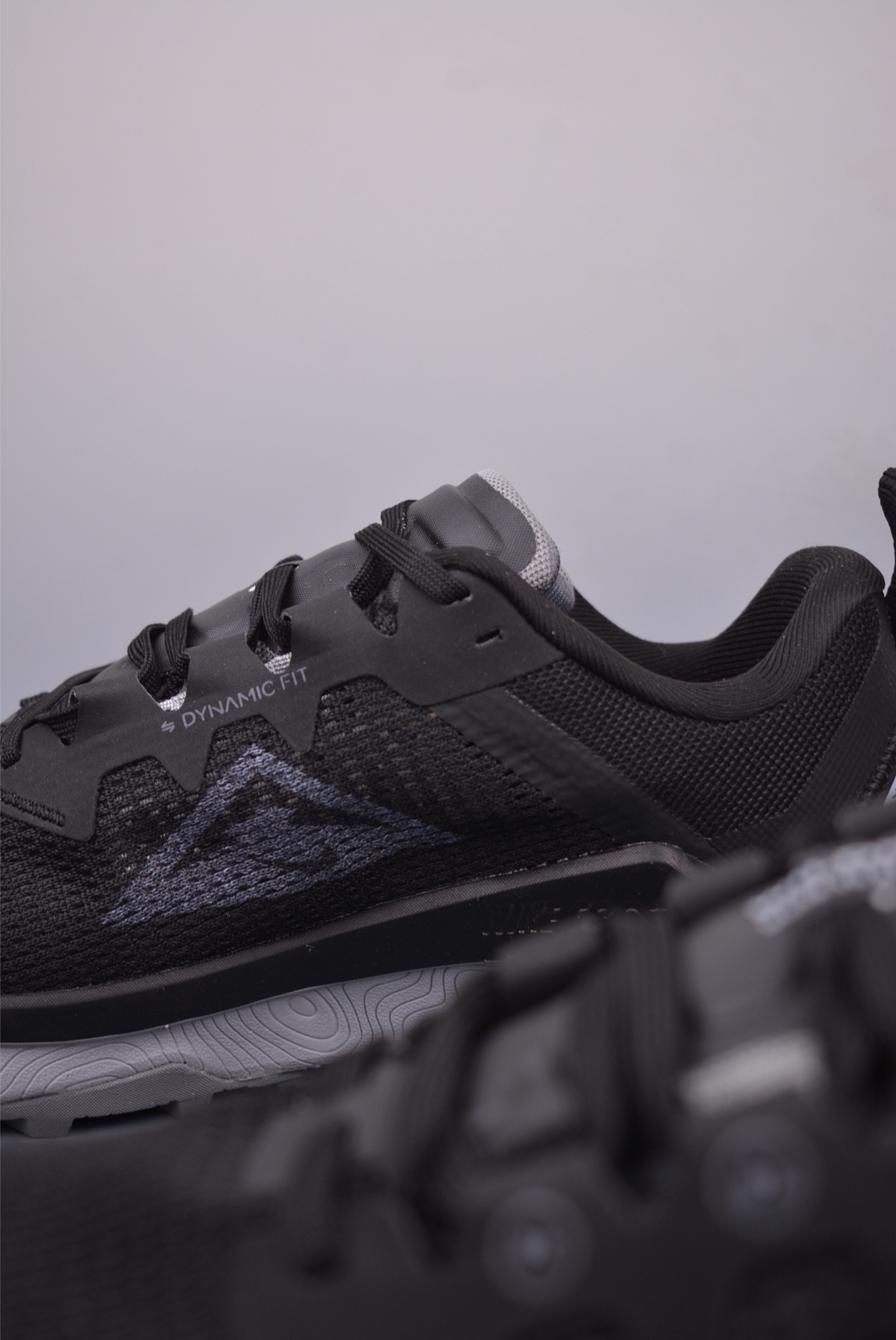 Nike Air React Terra Kiger 9 Running Shoes Black and Grey DR2686-103