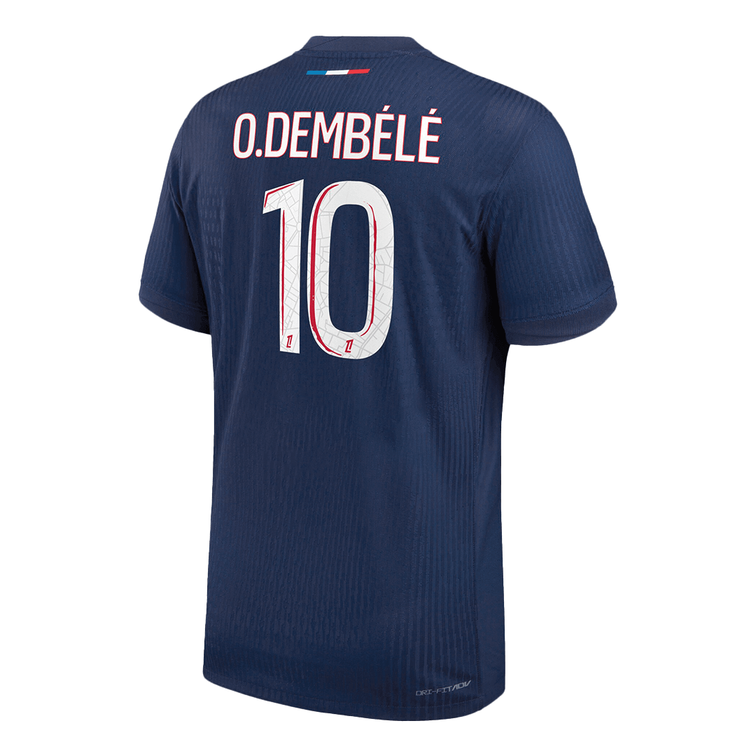 Authentic football shirt O.DEMBELE #10 PSG Home 2024/25