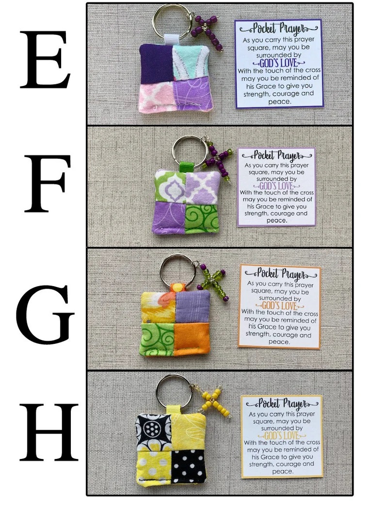Prayer Cube Keychain