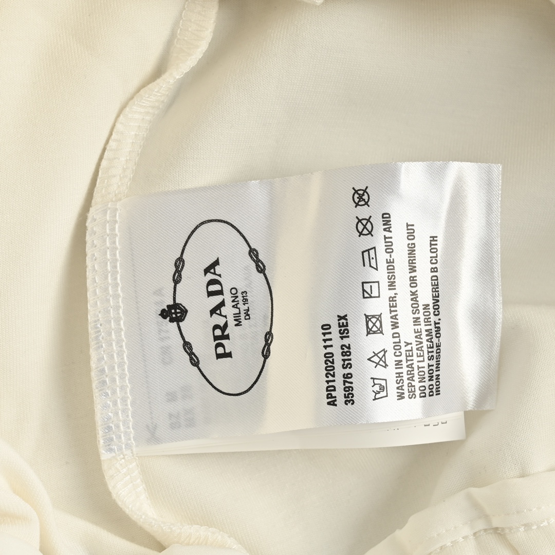 Prada Pocket triangle logo cotton cargo trousers