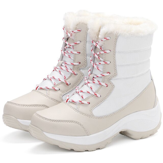 Heels Winter Botas Mujer Keep Warm Snow Winter Shoes Female Botines