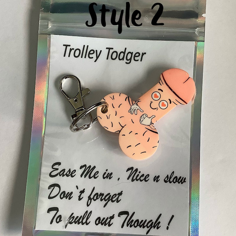 Novelty love eyes Willy trolley token