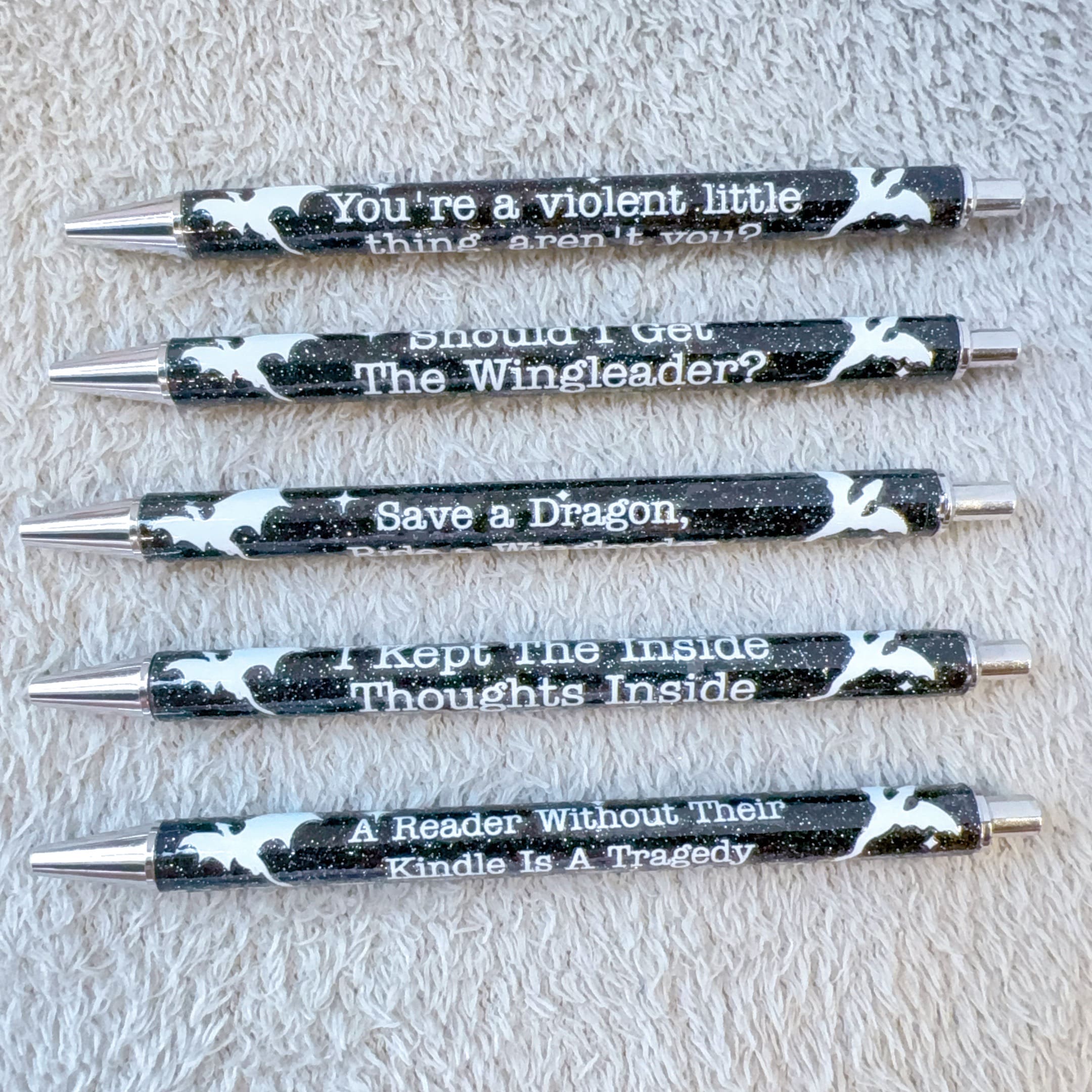 Fourth Wing Inspired Glitter Pen!