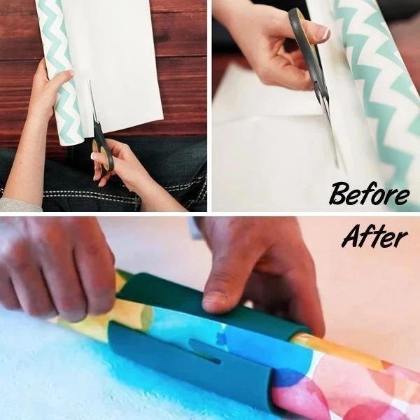💥49% OFF--Last Day Sale--Sliding Wrapping Paper Cutter--	BUY 3 GET 2 FREE & FREE SHIPPING