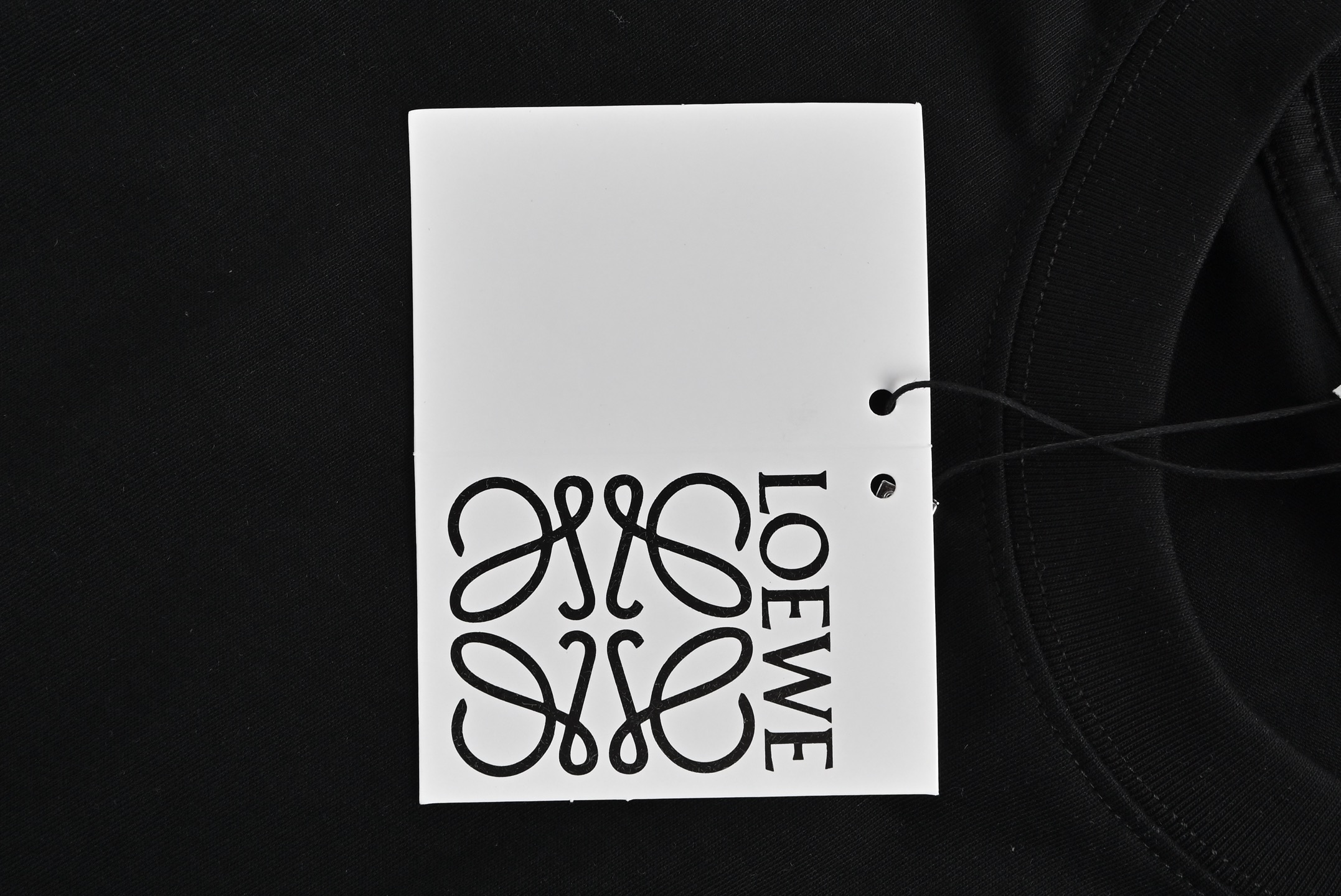 Loewe 25ss contrast logo embroidered short sleeve