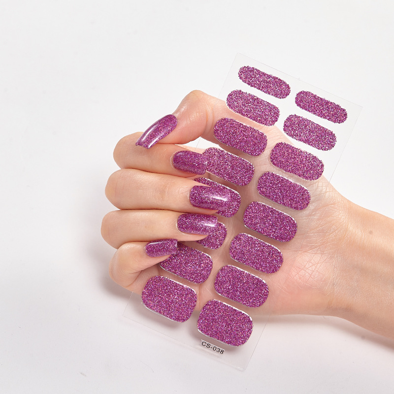 Glitter Nail Self Decals(SET OF 2 PCS)