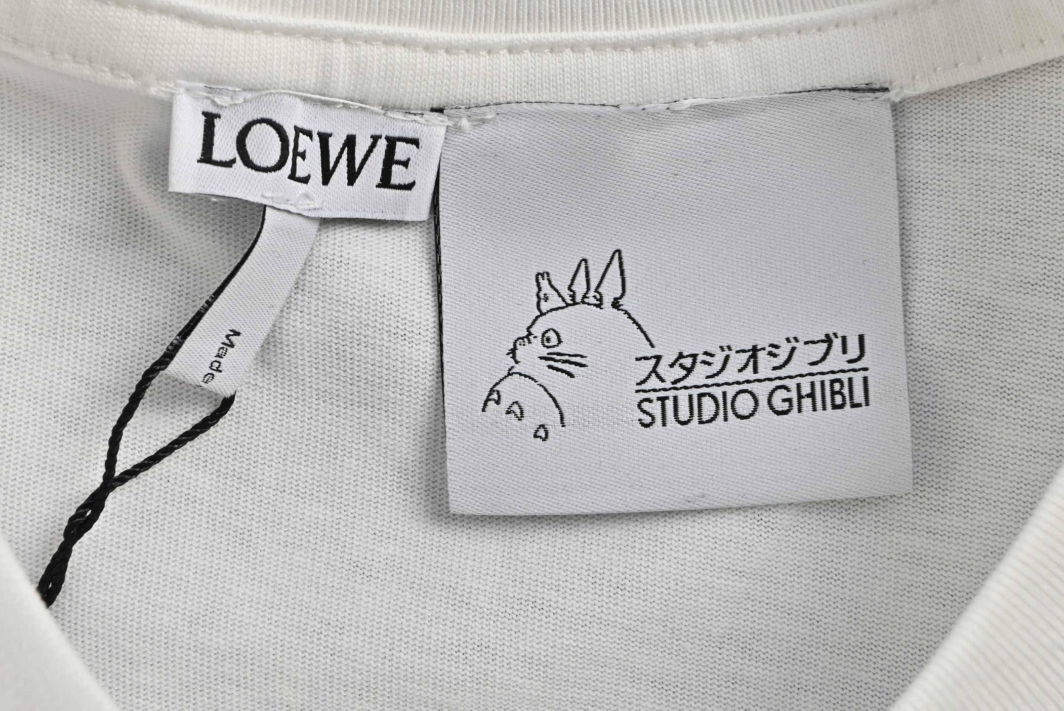 Loewe 24ss Spirited Away Ponytail Dog Embroidered Short Sleeve