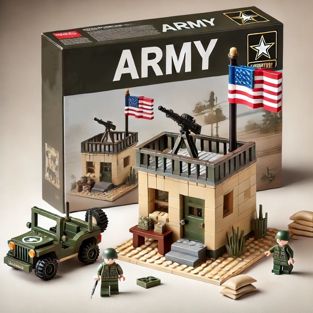 250th Anniversary Army Building Blocks Base