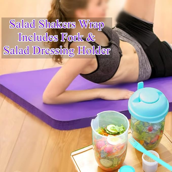 🍴Keep Fit Salad Meal Shaker Cup