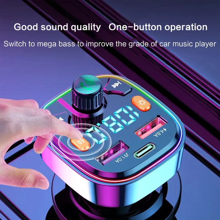 (🔥Last Day Promotion-SAVE 50% OFF)2023 New Upgrated Colorful Multi-functional Bluetooth Car Music Player-BUY 2 GET 10% OFF & FREE SHIPPING