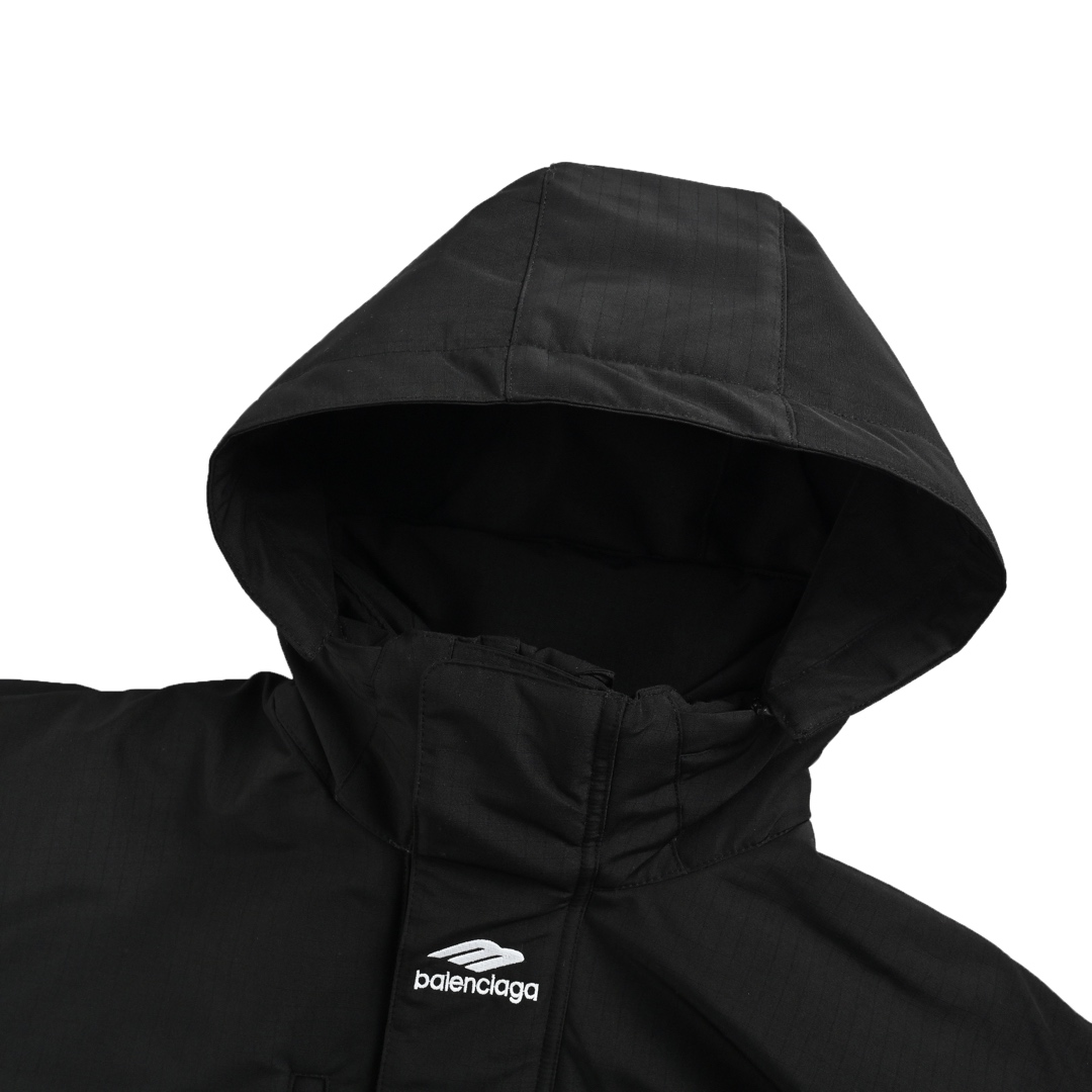 Balenciaga 24Fw Hidden Grid Ski Down Parka