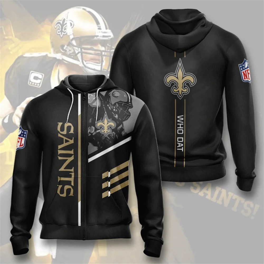 NEW ORLEANS SAINTS 3D HOODIE NNOS007
