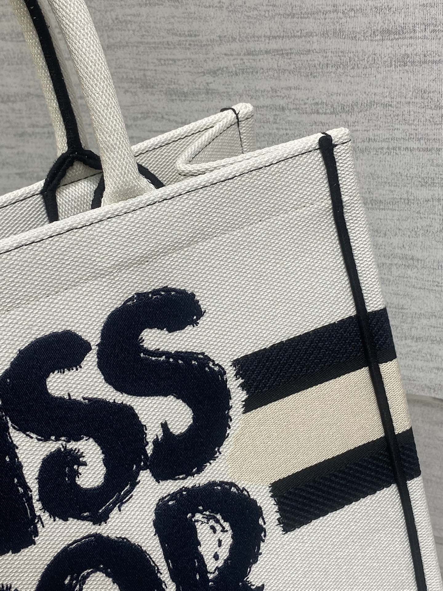 Dior Miss Embroidered Tote Shopping Bag