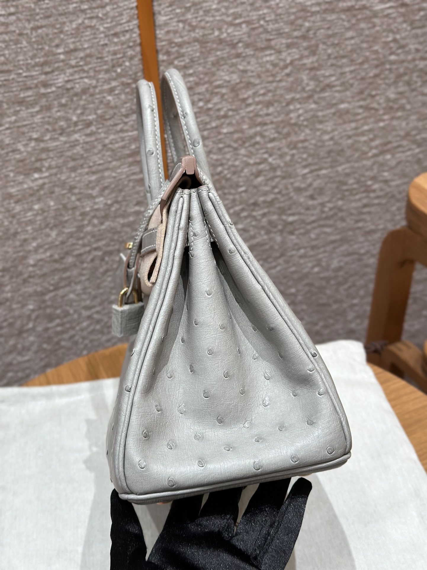 Hermes Birkin 80Girs Perle (Handmade to order)