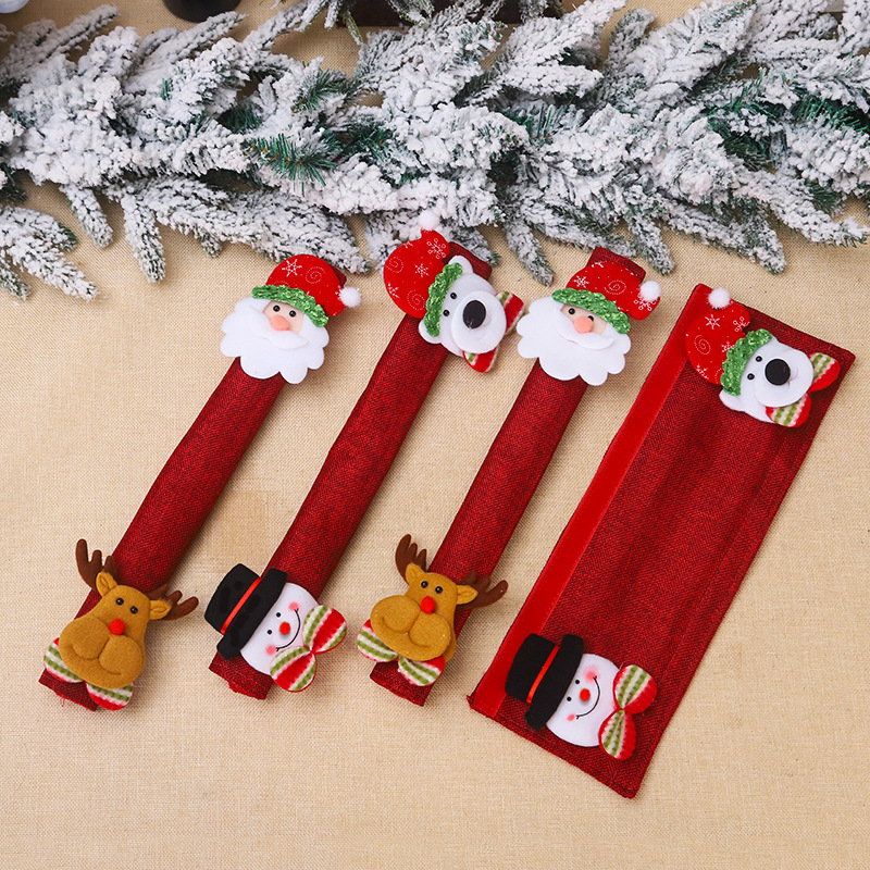 (🔥Christmas Hot Sale-50% OFF)Christmas Kitchen Handle Door Covers
