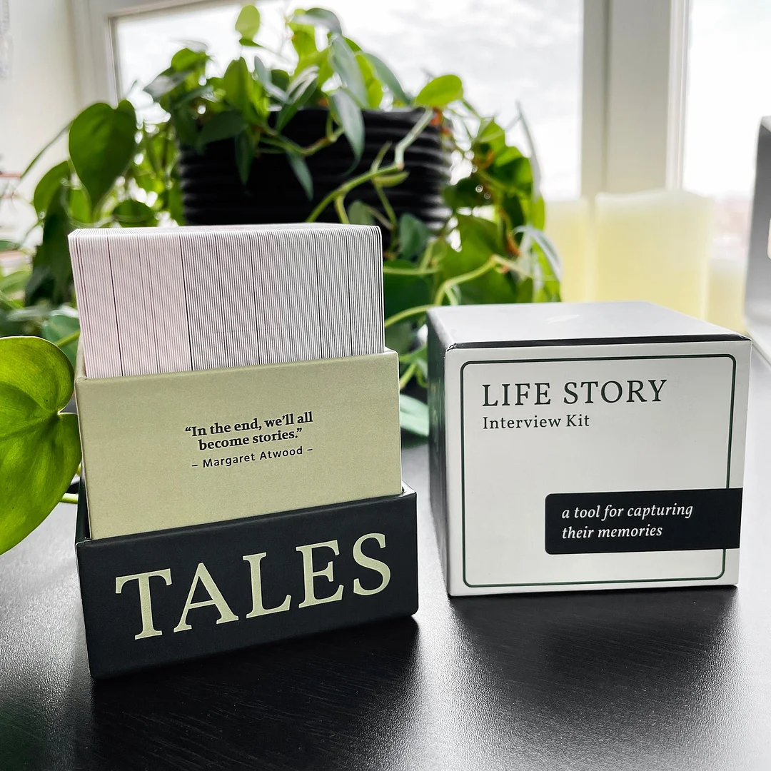 👍Last Day Promotion 60% OFF💥150 Life Story Interview Kit Cards