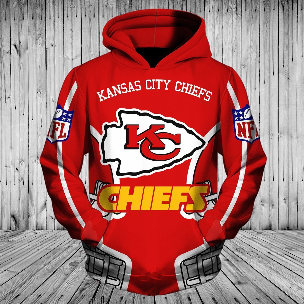 CHIEFS HOODIE 3D