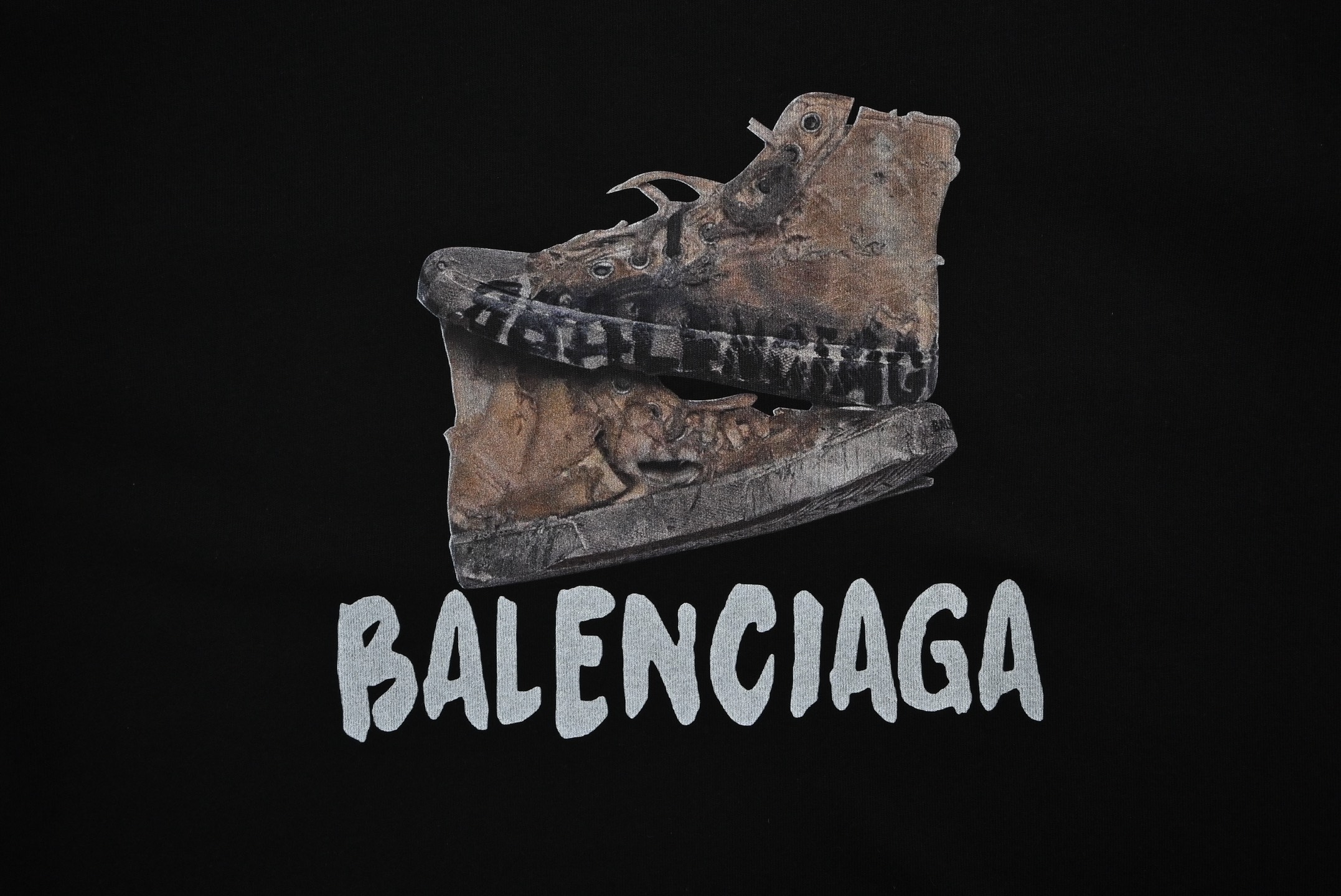 Balenciaga 25ss old shoes new floral short sleeves