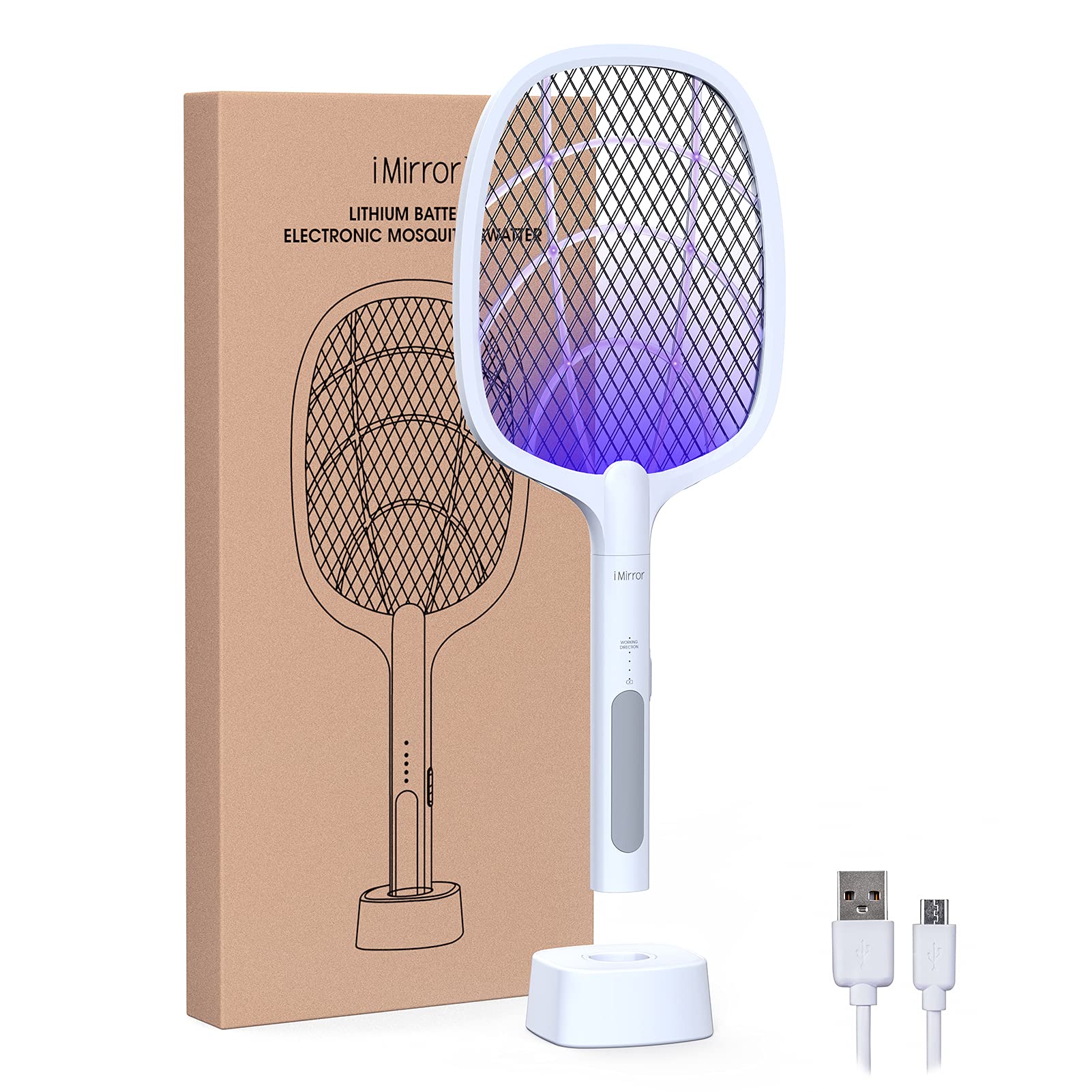 (🔥Last Day Promotion-SAVE 50% OFF)2-in-1 USB rechargeable electric swatter & night mosquito killing lamp-BUY 2 GET 10% OFF & FREE SHIPPING