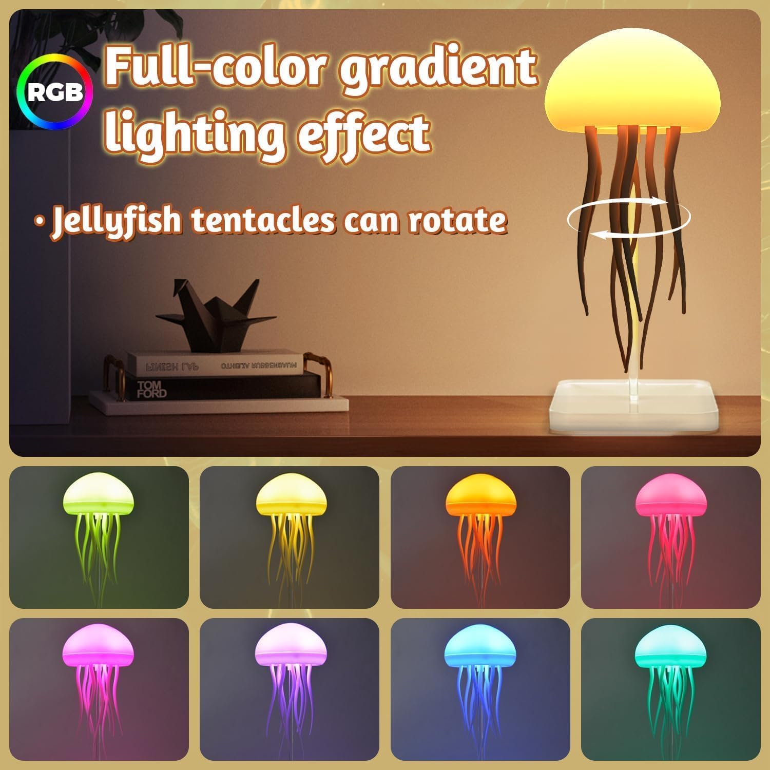 LED Jellyfish Lamp