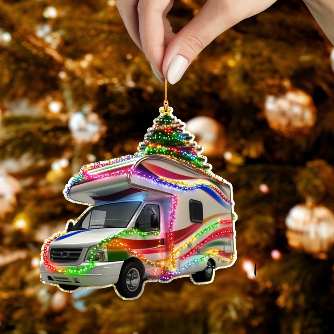 🚗🏕️RV Christmas Ornament