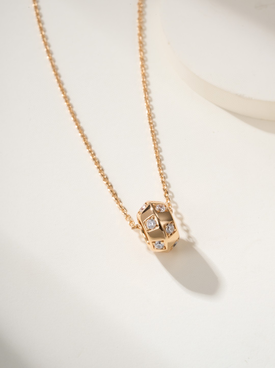Louis Vuitton Checkerboard Diamond Necklace