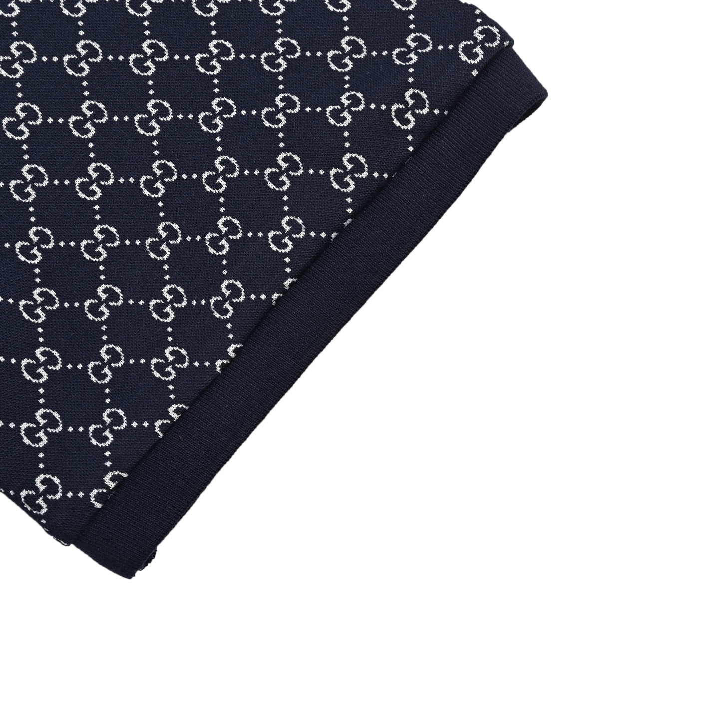 Gucci 25ss full print jacquard Polo short sleeve