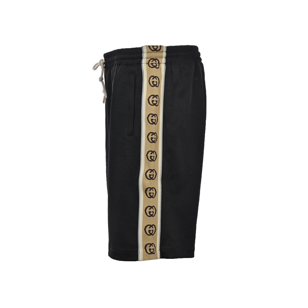 Gucci 20ss side double G reflective webbing shorts