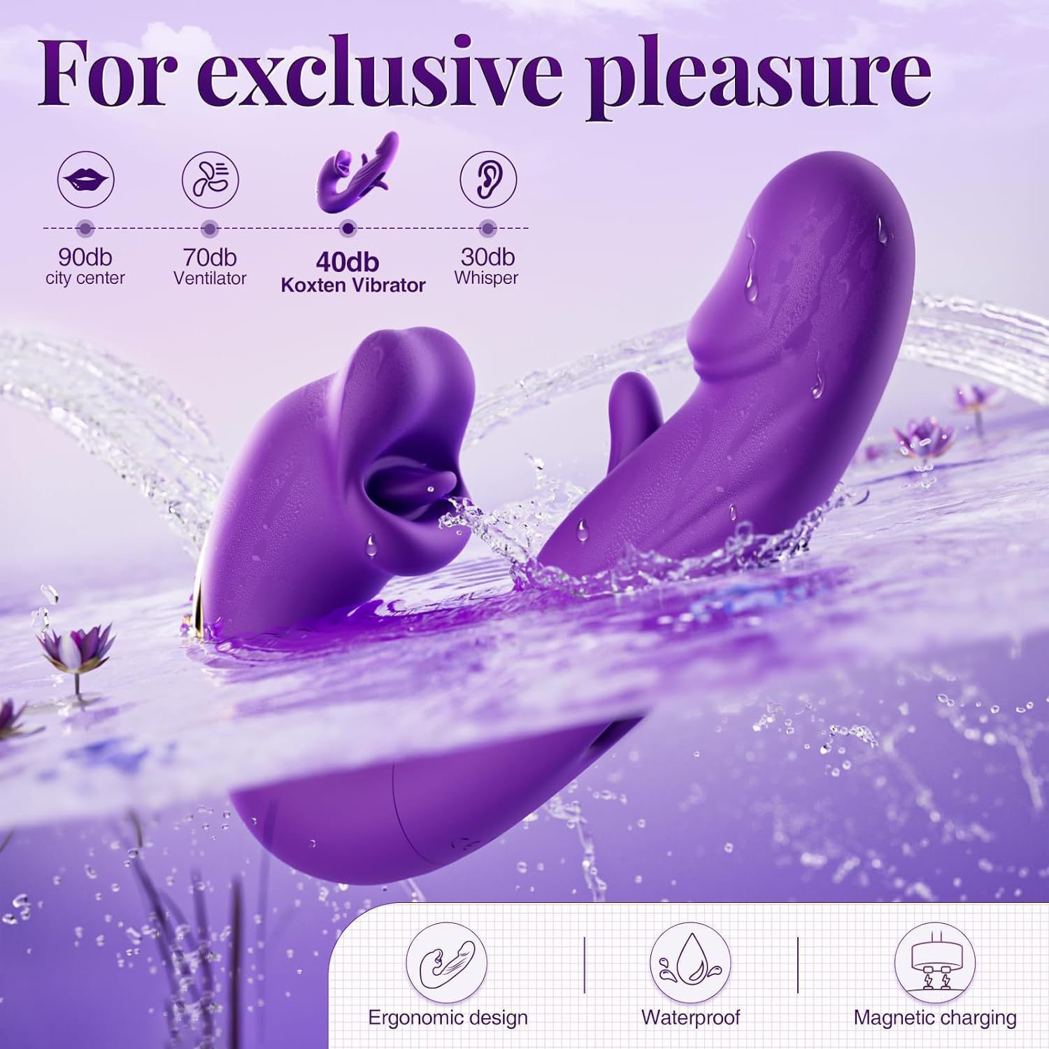 3-in-1 G-Spot Vibrator – Lick, Vibrate & Thrust for Multi-Sensation Comfort