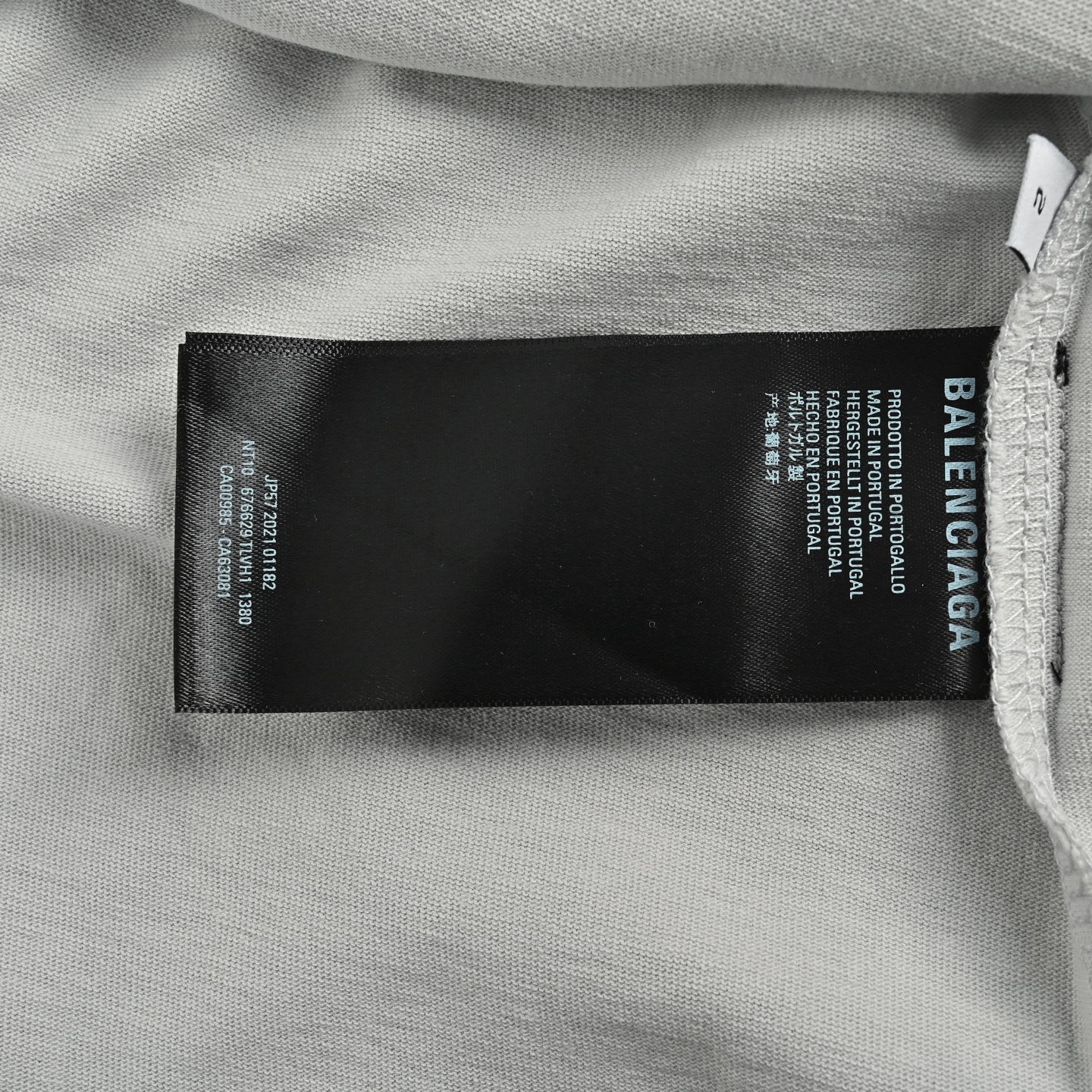 Balenciaga ironing letter short sleeve