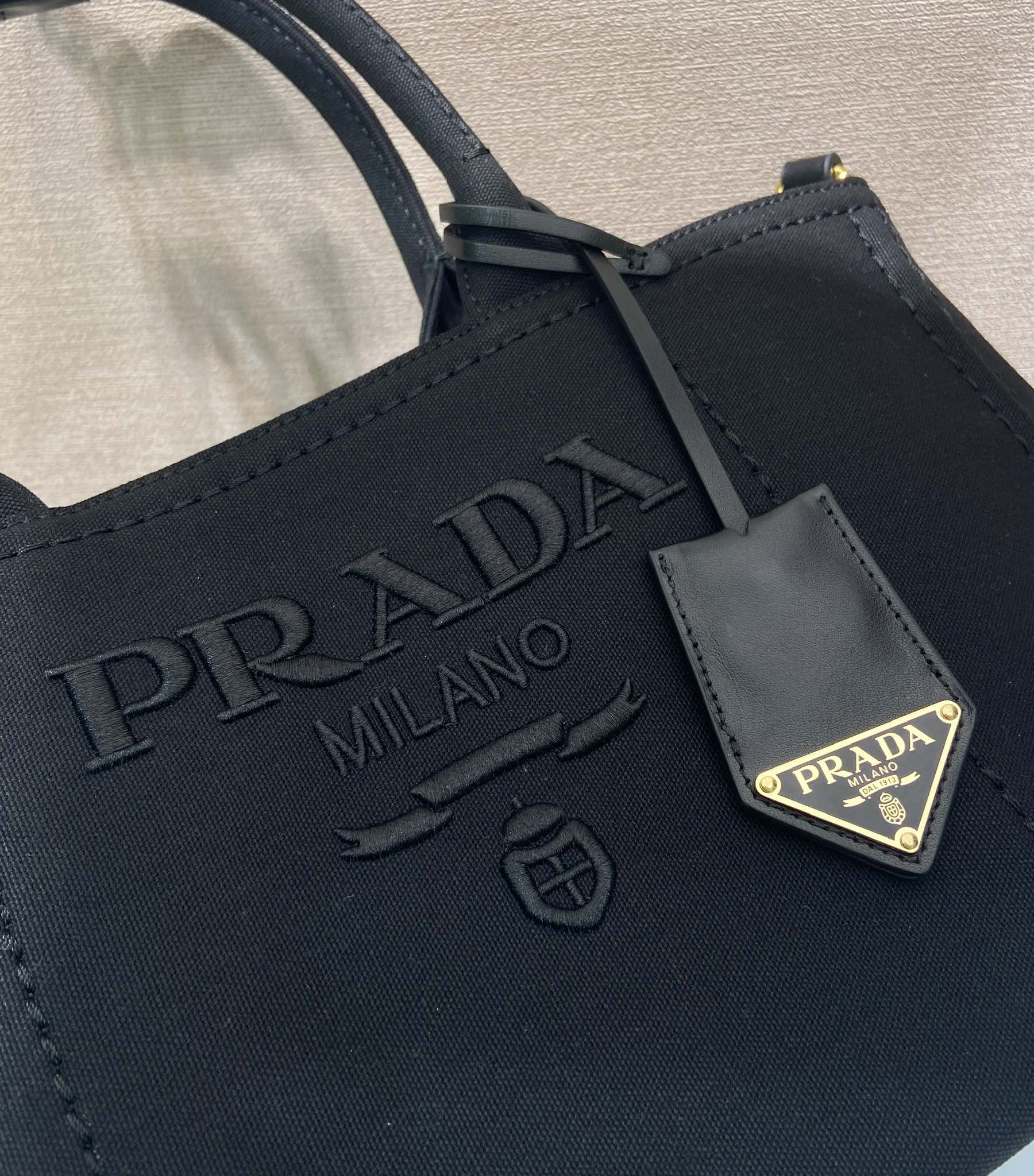 Prada Canvas Medium Handbag 1BG554