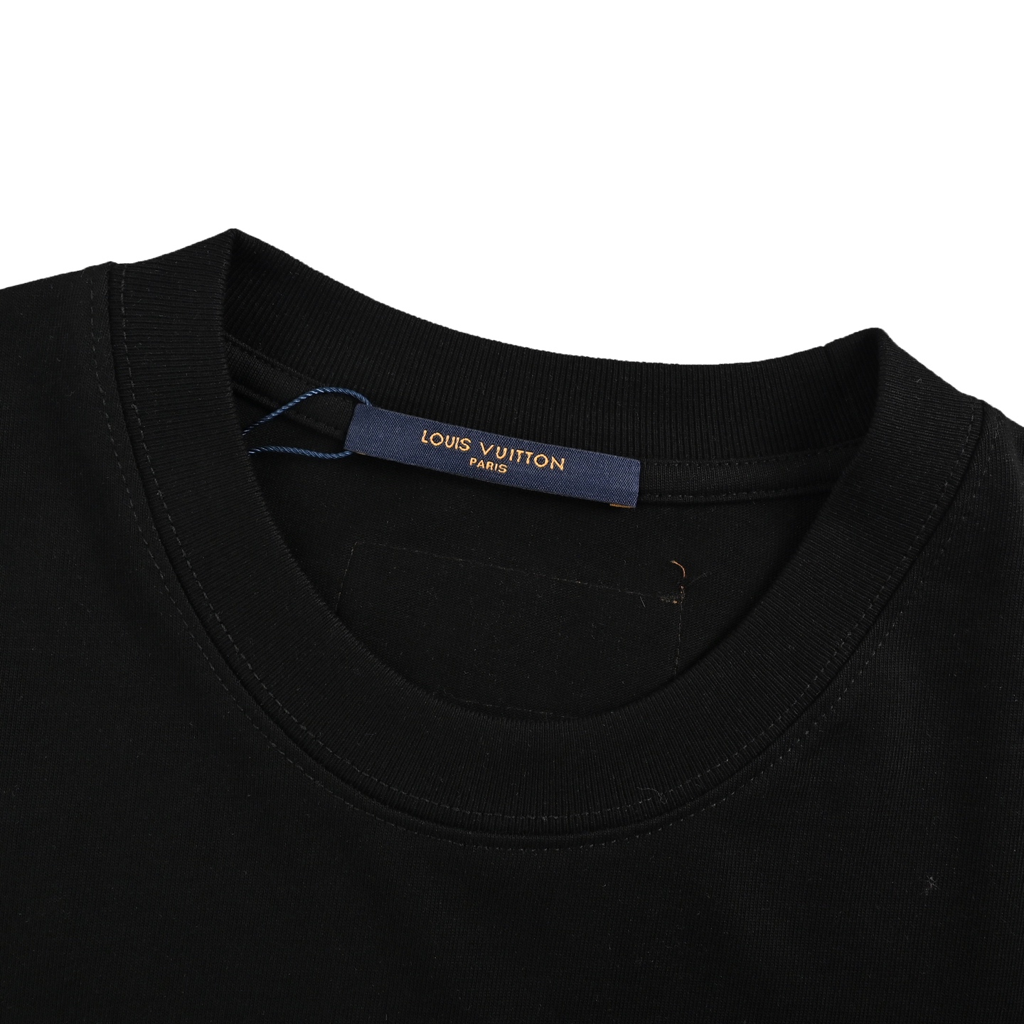 Louis Vuitton hand-painted graffiti large letter logo short sleeve