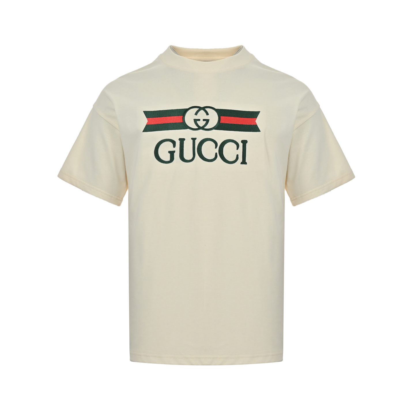 Gucci belt logo embroidered short sleeves