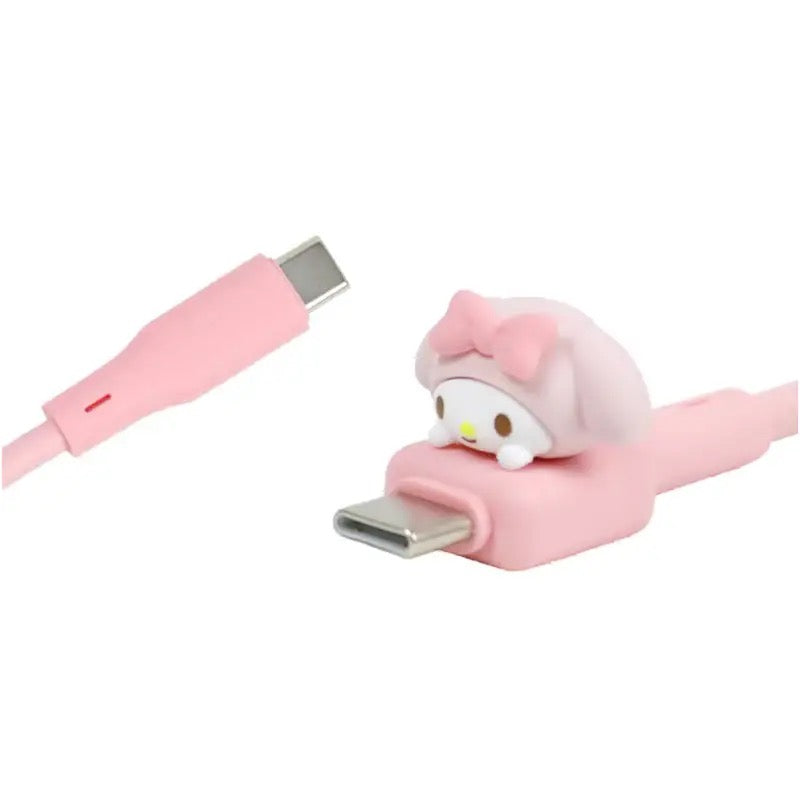 Sanrio Charging Cable Fast Charger Cord Adapter with IP/Type C